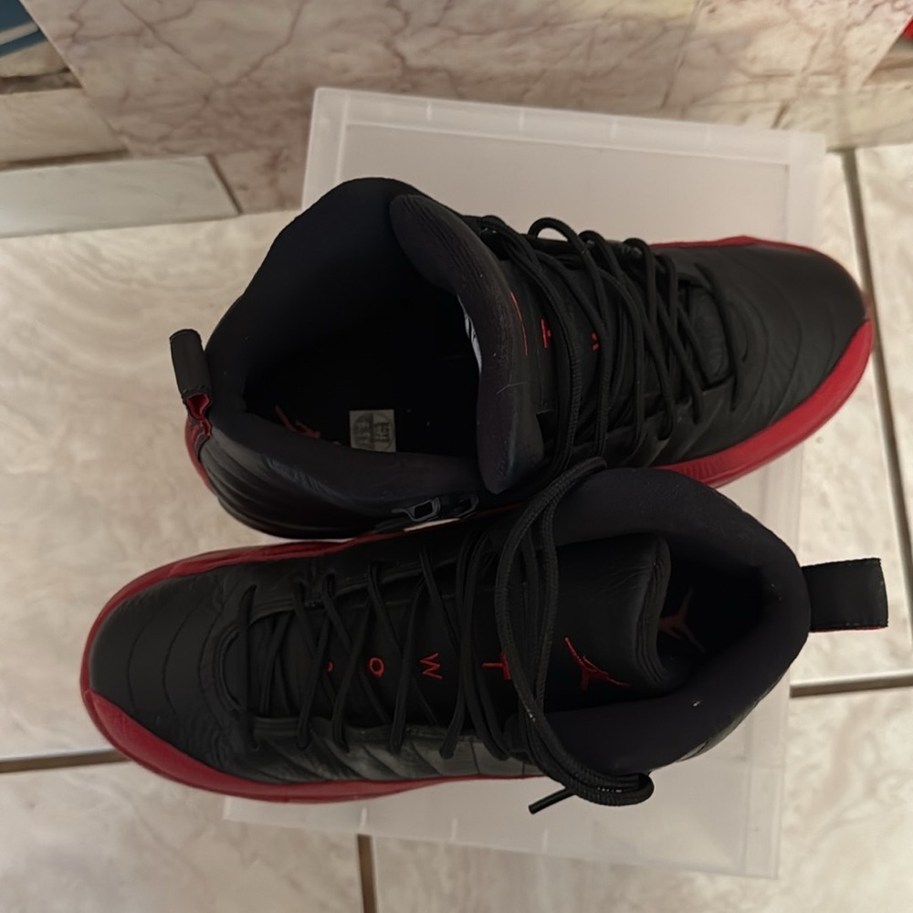 Black and Red kids Shoes